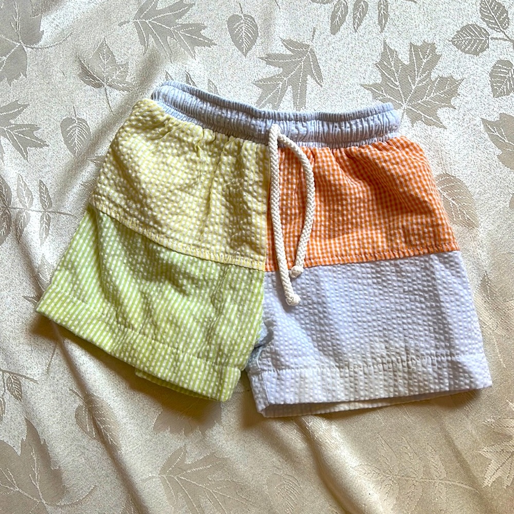 Colorblock Swim Trucks for Infant Boy